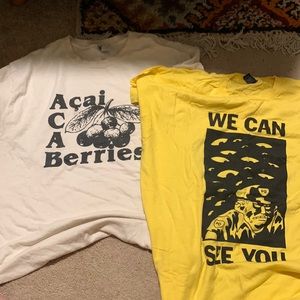 ACAB tshirts graphic tees size L